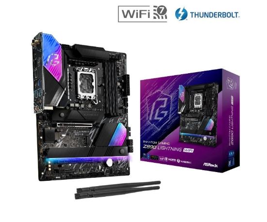 Obrázek ASRock MB Sc LGA1851 Z890 LIGHTNING WIFI, Intel Z890, 4xDDR5, 1xHDMI, 2xThunderbolt, WI- FI