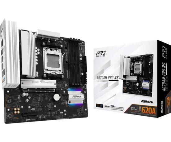 Obrázek ASRock MB Sc AM5 A620AM PRO RS, AMD X620A, 4xDDR5, 1xHDMI, 1xDP