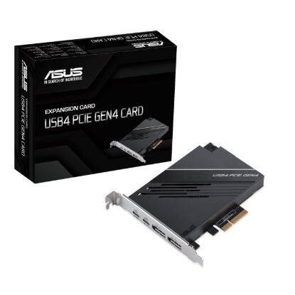 Obrázek ASUS Rozšiřovací karta USB4 PCIe Gen4, PCIe 4.0 x4, 2x USB4 Typ- C, 2x DP