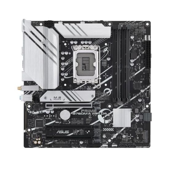 Obrázek ASUS MB Sc LGA1700 PRIME B760M- A WIFI D4, Intel B760, 4xDDR4, 1xDP, 2xHDMI, WI- FI, mATX