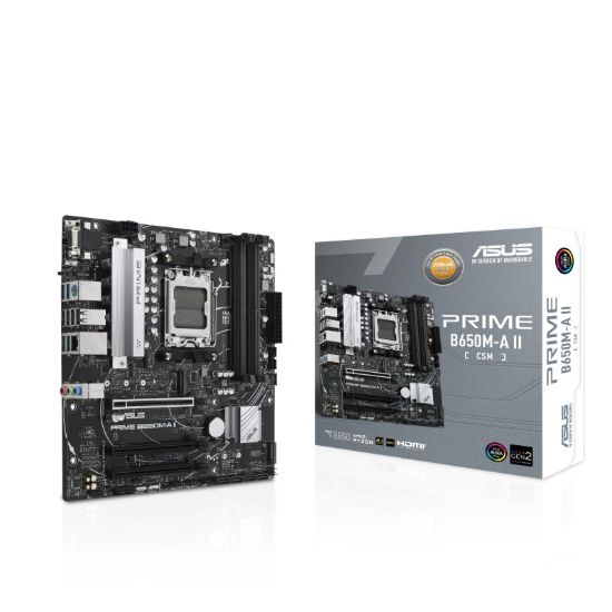 Obrázek ASUS MB Sc AM5 PRIME B650M- A II- CSM, AMD B650, 4xDDR5, 1xDP, 1xHDMI, 1xVGA, mATX