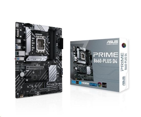 Obrázek ASUS MB Sc LGA1700 PRIME B660- PLUS D4, Intel B660, 4xDDR4, 1xDP, 1xHDMI, 1xVGA