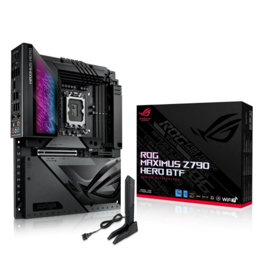 Obrázek ASUS MB Sc LGA1700 ROG MAXIMUS Z790 HERO BTF, Intel Z790, 4x DRR5, 1xHDMI, 2xThunderbolt, WI- FI