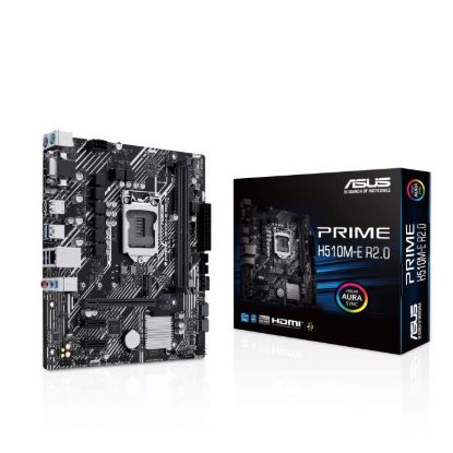 Obrázek ASUS MB Sc LGA1200 PRIME H510M- E R2.0, Intel H470, 2xDDR4, 1xDP, 1xHDMI, 1xVGA, mATX