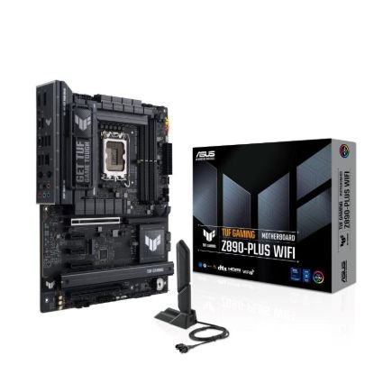 Obrázek ASUS MB Sc LGA1851 TUF GAMING Z890- PLUS WIFI, Intel Z890, 4xDDR5, 1xDP, 1xHDMI, 2xThunderbolt, WI- FI, ATX