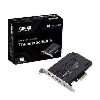 Obrázek ASUS rozšiřující karta ThunderboltEX 5, PCIe 4.0x4, 2xThunderbolt 5, 3x Mini- DP
