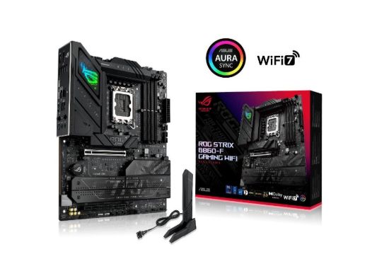 Obrázek ASUS MB Sc LGA1851 ROG STRIX B860- F GAMING WIFI, Intel B860, 4xDDR5, 1xThunderbolt, 1xDP, 1xHDMI, WiFi, ATX