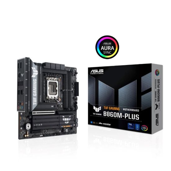 Obrázek ASUS MB Sc LGA1851 TUF GAMING B860M- PLUS, Intel B860, 4xDDR5, 1xThunderbolt, 1xDP, 1xHDMI, mATX