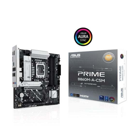 Obrázek ASUS MB Sc LGA1851 PRIME B860M- A- CSM, Intel B860, 4xDDR5, 2xDP, 1xHDMI, mATX