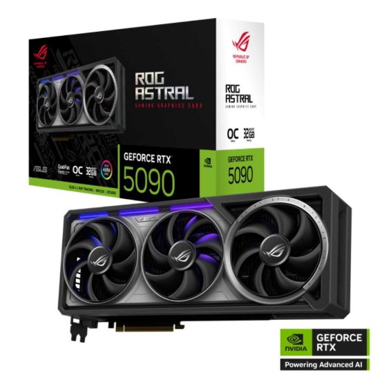 Obrázek ASUS VGA NVIDIA GeForce RTX 5090 ROG ASTRAL 32GB OC, 32GB GDDR7, 3xDP, 2xHDMI