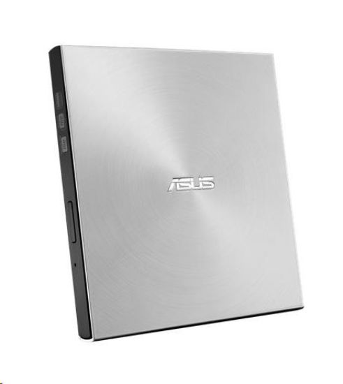 Obrázek ASUS DVD Writer SDRW- 08U7M- U SILVER RETAIL, External Slim DVD- RW, silver, USB