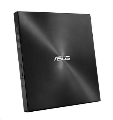Obrázek ASUS DVD Writer SDRW- 08U7M- U BLACK RETAIL, External Slim DVD- RW, black, USB