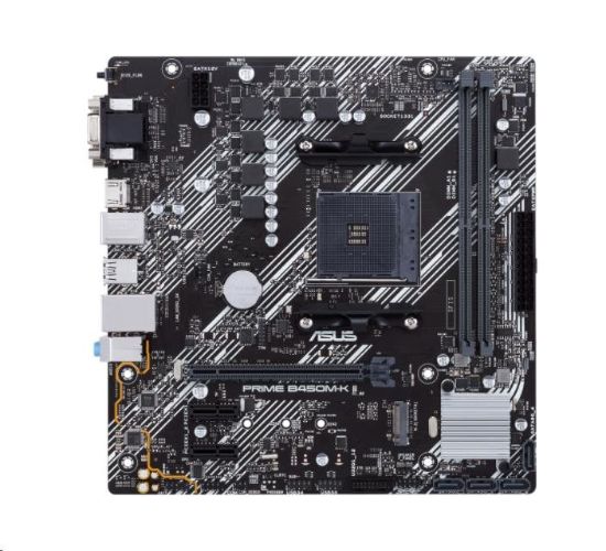 Obrázek ASUS MB Sc AM4 PRIME B450M- K II, AMD B450, 2xDDR4, 1xHDMI, 1xDVI, 1xVGA, mATX