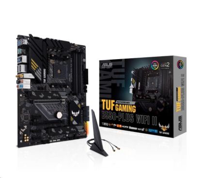 Obrázek ASUS MB Sc AM4 TUF GAMING B550- PLUS (WI- FI) II, AMD B550, 4xDDR4, 1xDP, 1xHDMI, WI- FI