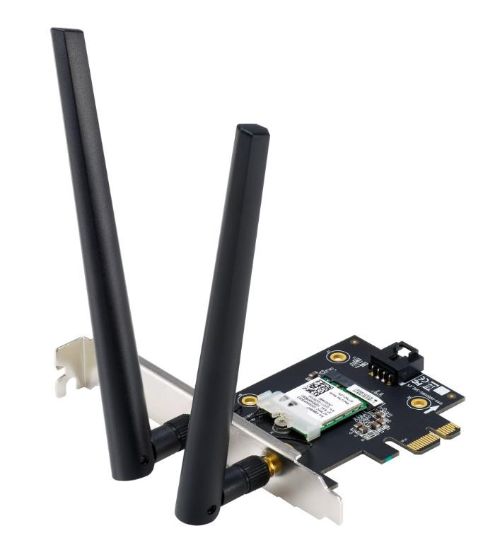 Obrázek ASUS PCE- AX1800 Wireless AX1800 PCIe Wi- Fi 6 Card, Bluetooth 5.2 Adapter