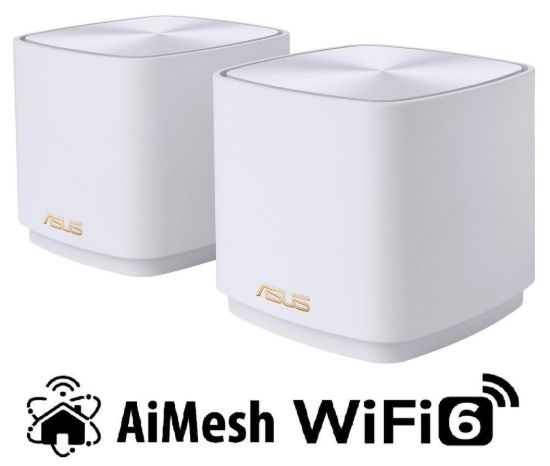 Obrázek ASUS ZenWiFi XD5 2- pack Wireless AX3000 Dual- band Mesh WiFi 6 System, white