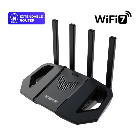 Obrázek ASUS TUF- BE3600 (BE3600) WiFi 7 Extendable Gaming Router, 2.5G porty, AiMesh