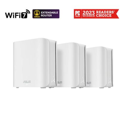 Obrázek ASUS ZenWifi BD4 3- pack, WiFi7 Extendable Router, AiMesh, 2x WAN/ LAN