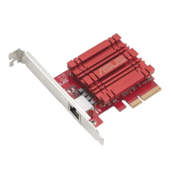 Obrázek ASUS PCIe Adaptér XG- C100C V3, až 10Gbps, RJ45, červená