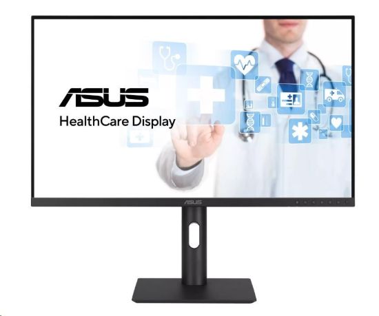 Obrázek ASUS LCD 27" HA2741A HealthCare Monitor 2560 x 1440 75Hz USB- C, HDMI, DisplayPort Daisy- chain, Ergonomic Stand
