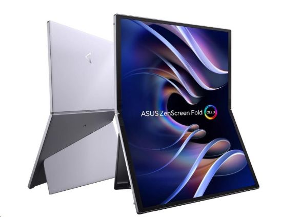 Obrázek ASUS LCD 17, 3" MQ17QH ZenScreen Fold OLED, DisplayHDR™ 500 True Black, 100% DCI- P3, Dual USB Type- C®, mini- HDMI®, Headph