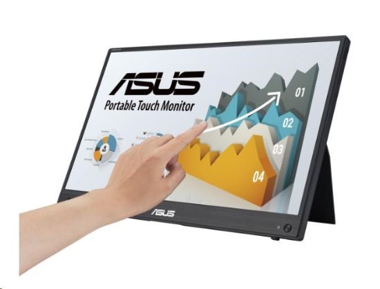 Obrázek ASUS LCD 15.6" MB16AHT 1920x1080 250cd IPS 5ms repro USB- C x 2 miniHDMI 1x , bez podstavce 1.01 Kg