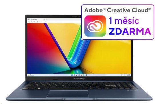 Obrázek ASUS NTB Vivobook 15 (M1502YA- NJ699W), R7- 5825U, 15.6" 1920 x 1080, 16GB, 512GB SSD, AMD Radeon, W11 Home, Blue