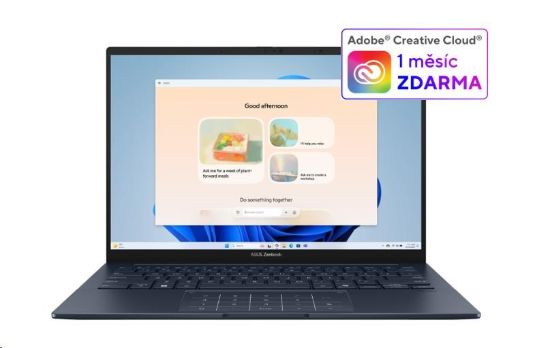 Obrázek ASUS NTB Zenbook 14 (UX3405CA- OLED231X), Ultra 7 255H, 14" 1920x1200, 16GB, 1TB SSD, Intel Arc, W11 pro, Ponder Blue