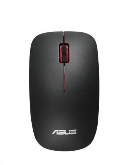 Obrázek ASUS WT300 Bezdrátová myš, černá/ červená