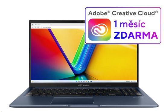 Obrázek ASUS NTB Vivobook 15 (X1502VA- NJ879W), i5- 13420H, 15.6" 1920 x 1080, 16GB, 1TB SSD, Iris, W11 Home, Blue