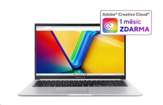 Obrázek ASUS NTB Vivobook 15 (X1502VA- NJ882W), i5- 13420H, 15.6" 1920x1080, 16GB, 1TB SSD, Iris X, W11 Home, Cool Silver