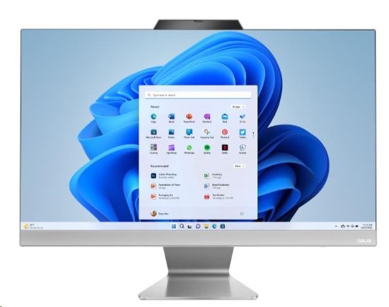 Obrázek ASUS PC AiO ExpertCenter M3 (M3402WFAK- WPC050W), R5- 7520U, 23.8" 1920 x 1080, 8GB, 512GB SSD, Radeon, W11 Home, White