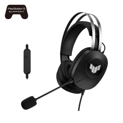 Obrázek ASUS sluchátka TUF Gaming H1 GEN II, Drátový Herní Headset, černá