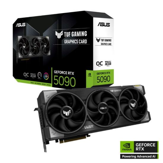 Obrázek ASUS VGA NVIDIA GeForce RTX 5090 TUF GAMING 32GB OC, 32GB GDDR7, 3xDP, 2xHDMI
