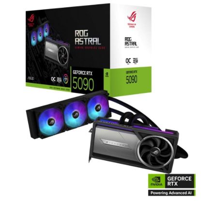 Obrázek ASUS VGA NVIDIA GeForce RTX 5090 ROG ASTRAL LC 32GB OC, 32GB GDDR7, 3xDP, 2xHDMI