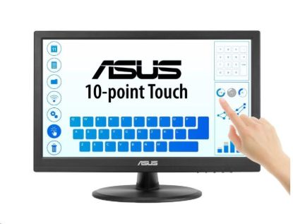Obrázek ASUS LCD 15.6" VT169HE Touch 1920x1080, IPS, Wide Viewing Angle, Frameless, Flicker free, Low Blue Light, HDMI