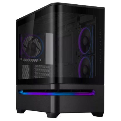 Obrázek ASUS Case AP202 PRIME CASE, mATX, Průhledná bočnice, 3x 120mm ARGB Fan, černá
