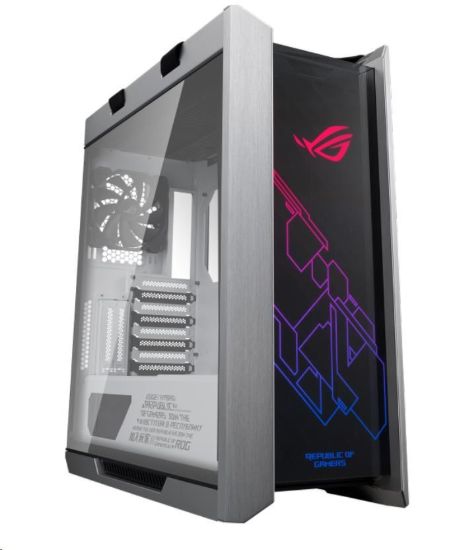 Obrázek BAZAR - ASUS case ROG STRIX HELIOS GX601 WHITE AURA, EATX, RGB Mid-Tower, bílá - Poškozený obal (Komplet)