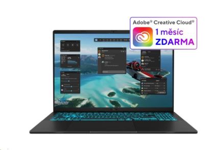 Obrázek ASUS NTB Vivobook V16 (V3607VU- RP299W), Core5 210H, 16" 1920x1200, 32GB, 1TB SSD, Intel+RTX 4050, W11 Home, Matte Black