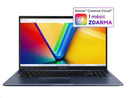 Obrázek ASUS NTB Vivobook 15 (X1502VA- BQ1261W), i5- 13420H, 15.6" FHD, 16GB, 512GB SSD, UHD, W11 Home, Quiet Blue