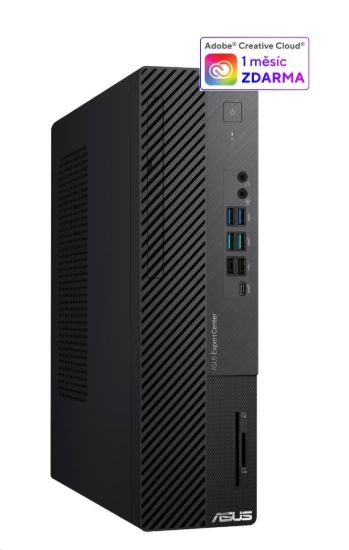 Obrázek ASUS PC Desktop ExpertCenter D7 SFF (D700SEES- 313100053X), i3- 13100, 9L, 16GB, 512GB SSD, UHD 730, W11 Pro, Black