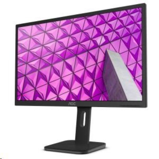 Obrázek AOC MT IPS LCD WLED 23, 8" 24P1 - IPS panel, 1920x1080, 250cd/ m, 5ms, D- Sub, DVI, HDMI, DP, USB, repro, pivot