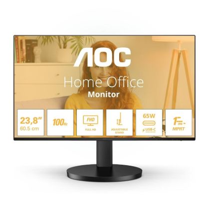 Obrázek AOC MT IPS LCD WLED 23, 8" 24B3CF2 - IPS panel, 100Hz, 1920x1080, HDMI, USB- C, USB 3.2, repro, nast. vyska