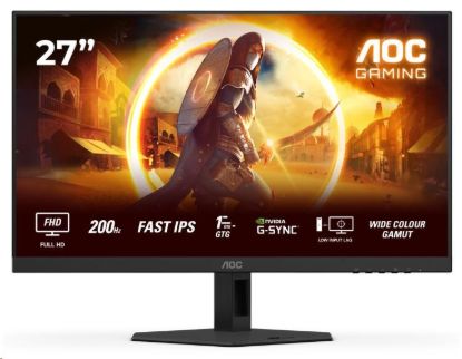 Obrázek AOC MT 27" 27G4HRE - 1920x1080, IPS, 200Hz, HDR10, 2xHDMI, 1xDP, Repro