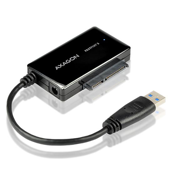 Obrázek AXAGON ADSA- FP3, USB 5Gbps - SATA 6G, 3.5" HDD FASTport3 adaptér, vč. AC napáječe