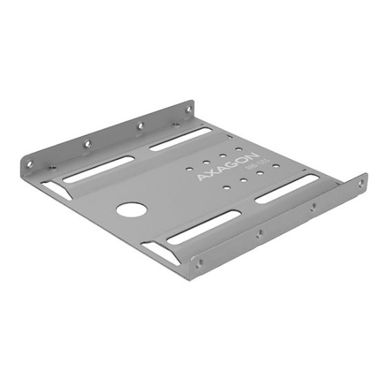 Obrázek AXAGON RHD- 125S, kovový rámeček pro 1x 2.5" HDD/ SSD do 3.5" pozice, šedý