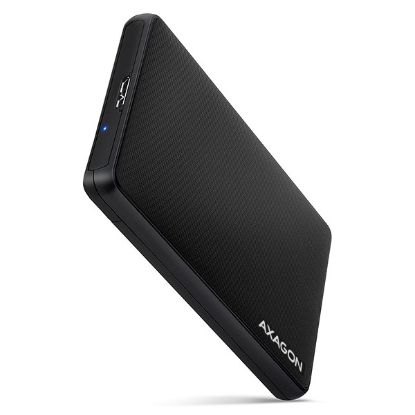 Obrázek AXAGON EE25- SL, USB 3.2 Gen 1 - SATA 6G, 2.5" SLIDE box, bezšroubkový, černý