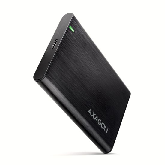 Obrázek AXAGON EE25- A6C, USB- C 3.2 Gen 1 - SATA 6G 2.5" kovový RAW box, bezšroubkový