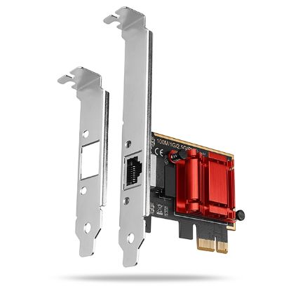 Obrázek AXAGON PCEE- G25, PCIe síťová karta - 1x 2.5 Gigabit Ethernet port (RJ- 45), Realtek, PXE, vč. LP