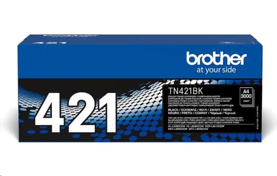 Obrázek BROTHER Toner TN- 421BK pro HL- L8260CDW/ HL- L8360CDW/ DCP- L8410CDW, 3.000 stran, Black